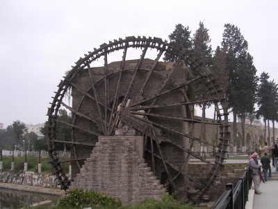 Wooden water wheel - Hama