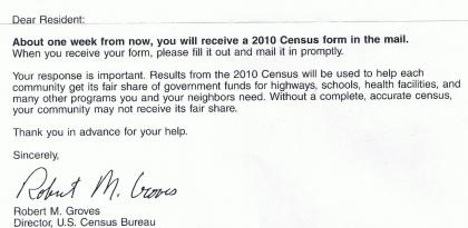 Census letter