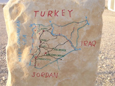 map at Bagdad Cafe